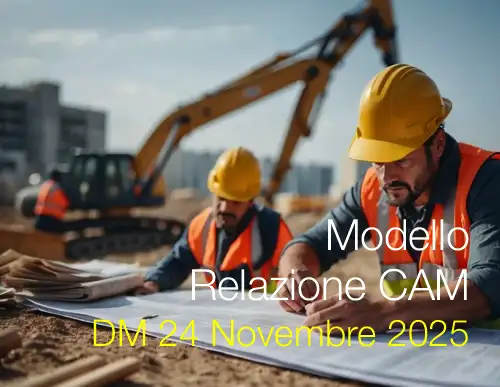 Modello  Relazione CAM  DM 24 Novembre 2025